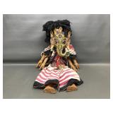 Vintage Two-faced Marionette Carved Puppet