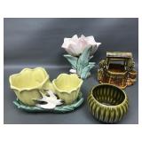 Vintage Ceramic Mccoy Planters