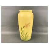 Signed Tb Hawkes Painted Glass Vase