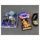 John Wayne Pocketwatch & Vtg Nick At Nite Watch