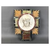 Marble Or Alabaster Bas Relief Jesus Wall Hanging