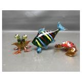Vibrant Murano Jumping Fish & More Hand Blown