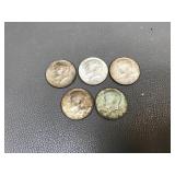 Kennedy 40% Silver Half Dollars