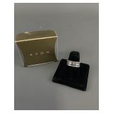 Avon Sterling Silver 3 Band Rings Size 8