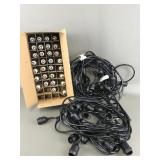 48ft Pro Outdoor String Lights With Bulbs