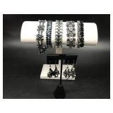 Elegant Swarovski Crystal Handwoven Beaded Jewelry