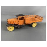 Vintage Wyandotte Pressed Steel Stake Bed Truck