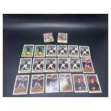 NFL book card, NBA card, and 1992 Topps baseball