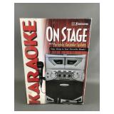 vintage Emerson On Stage portable karaoke system
