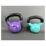 New Vinyl Coated 10 & 15lb Kettleballs