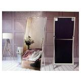 64in floor or wall mirror, in box