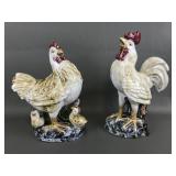 Farmhouse Country Kitchen Ceramic Chickens Sculpt