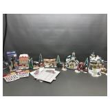 Vtg Lemax Christmas Village, Dickens & More