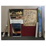 Historical Michigan Map Prints & More