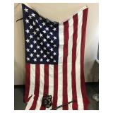 Vintage Vietnam Era Military Plaque, American Flag