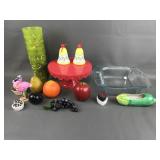 Decorative Treat Stand, Faux Fruit, Pyrex & More!