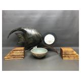 Stone Book Bookends & More Decorations!!