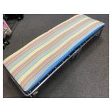New Old Stock Folding Aluminum Cot & Mattress