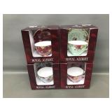 New Royal Albert Porcelain Tea Cups & Saucers