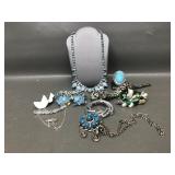 Vtg Articulated Leopard & More Costume Jewelry