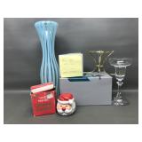 Partylite Glass Candle Holder & Other Holders
