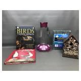 Handmade Stone Bird House Decor, Bird Feeder &more