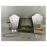 Vintage Jewelry Boxes With Costume Jewelry