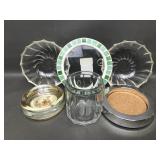 Vintage Trinket Dishes, Paper Weight & More