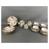 Japanese Kutani? Tea Set 18pc