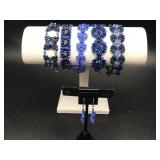 Elegant Swarovski Crystal Handwoven Beaded Jewelry