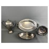Gorham Vintage Silver Plated Tea Pot + Reed&barton