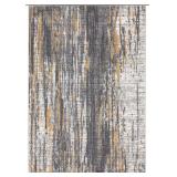 abani 6ï¿½ by 9ï¿½ grey/yellow Laguna rug