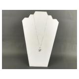 Avon Sterling Silver & Amethyst Necklace