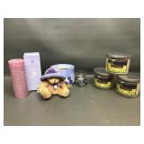 Avon Victorian Candle Holder, 3-wick Candles&