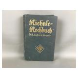 Antique German Kiehnle Kochbuch Simple Home Cookin
