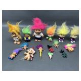 Vtg Troll Dolls