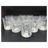 12 Ralph Lauren Aston Crystal Old Fashion Glasses