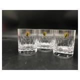 Signed Waterford Crystal Old Fashion Glasses