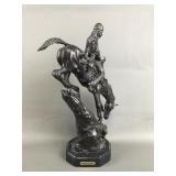 Frederic Remington Bronze Sculpture 'mountain Man'