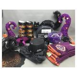 Halloween Hats, Scared Cat Decor, Purple Lights&