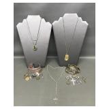 Gold-toned Religious Scapular Necklace & More
