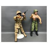Desert Storm Action Soldier & Grunt 12 Inch Action