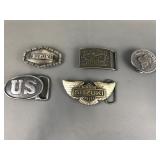 Suzuki, Michelin, Levi Strauss Belt Buckles & More