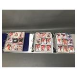 3 Binders Of Detroit Red Wings Hockey Cards