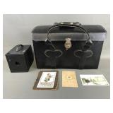 Vtg Kodak Brownie Camera & Large Camera Carrier