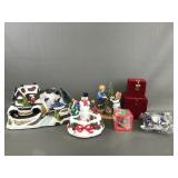 Vtg Avon Christmas memories 1982 porcelain