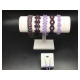 Elegant Swarovski Crystal Handwoven Beaded Jewelry