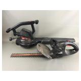 Black & Decker 17-in Hedge Trimmer & Toro Blower