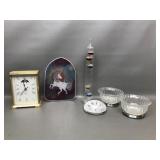 Vtg Chelsea Celestial Clock, Galieo Thermo & More