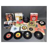 Box Of 45s Record Vinyls